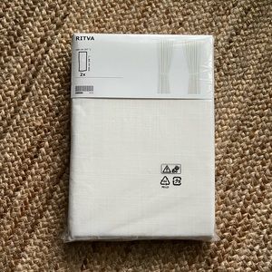 NWT Ikea Ritva Curtains. 57”x98”